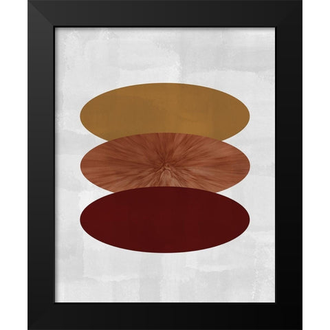 Three of a Kind 2 Black Modern Wood Framed Art Print by Kimberly, Allen