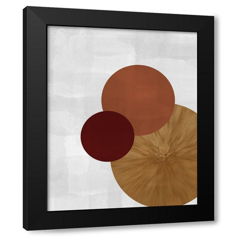 Three of a Kind 3 Black Modern Wood Framed Art Print by Kimberly, Allen