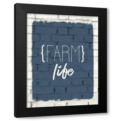 Farm Life 9 Black Modern Wood Framed Art Print with Double Matting by Kimberly, Allen
