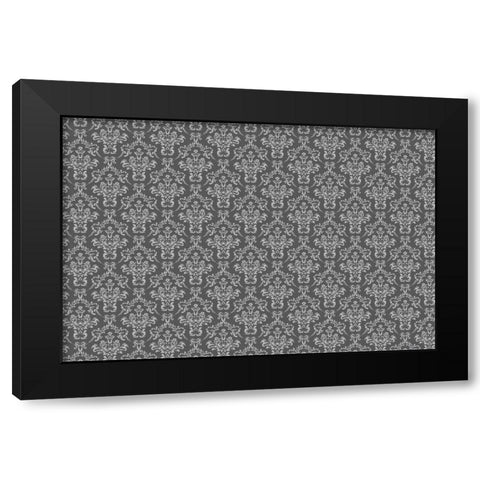 Live Love Travel Pattern 3 Black Modern Wood Framed Art Print by Allen, Kimberly