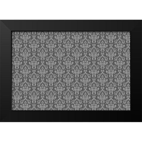 Live Love Travel Pattern 3 Black Modern Wood Framed Art Print by Allen, Kimberly