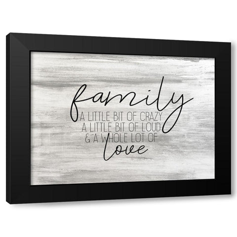 A Little Bit Black Modern Wood Framed Art Print by Kimberly, Allen