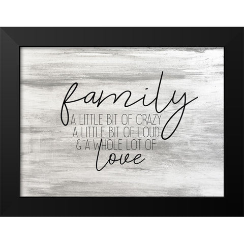 A Little Bit Black Modern Wood Framed Art Print by Kimberly, Allen