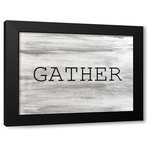 Gather Black Modern Wood Framed Art Print by Kimberly, Allen