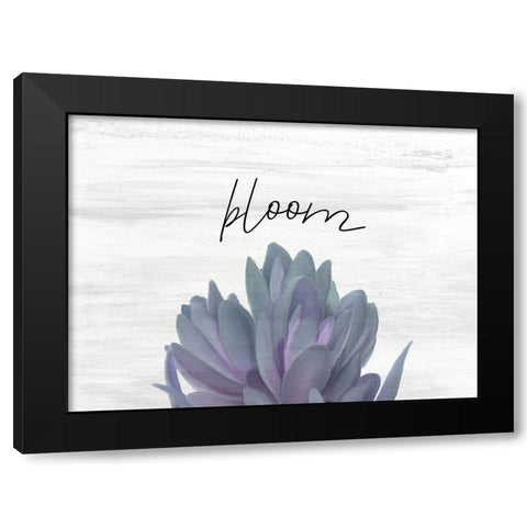 Bloom Black Modern Wood Framed Art Print with Double Matting by Kimberly, Allen