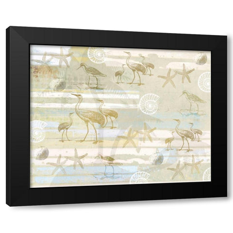 Coastal Dreams Black Modern Wood Framed Art Print by Allen, Kimberly