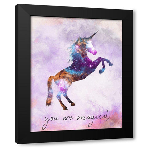 You are Magical v3 Black Modern Wood Framed Art Print by Kimberly, Allen