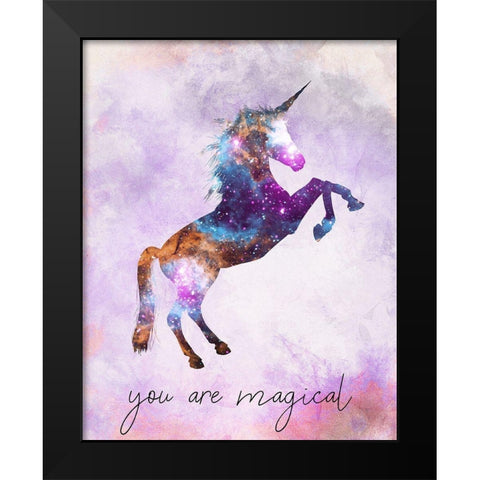 You are Magical v3 Black Modern Wood Framed Art Print by Kimberly, Allen