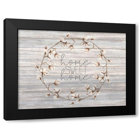 Cotton Home 3 Black Modern Wood Framed Art Print with Double Matting by Kimberly, Allen