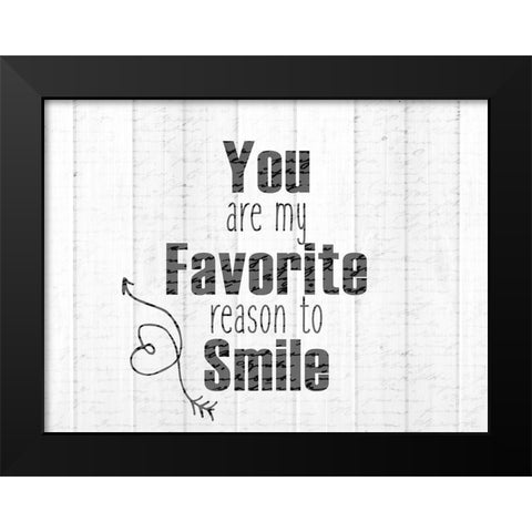 Our Love 2 Black Modern Wood Framed Art Print by Kimberly, Allen