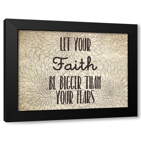 Be Joyful 2 Black Modern Wood Framed Art Print with Double Matting by Kimberly, Allen