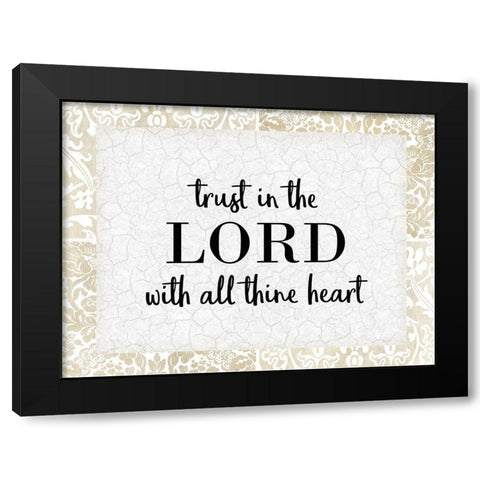 God Will 4 Black Modern Wood Framed Art Print by Kimberly, Allen