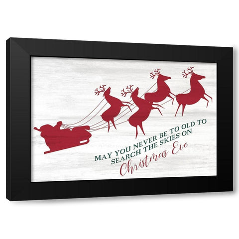 Search the Skies Black Modern Wood Framed Art Print with Double Matting by Kimberly, Allen