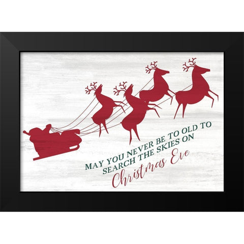 Search the Skies Black Modern Wood Framed Art Print by Kimberly, Allen