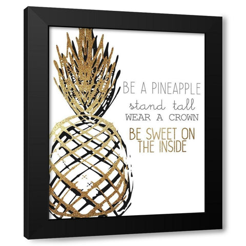 Be Sweet Black Modern Wood Framed Art Print by Kimberly, Allen