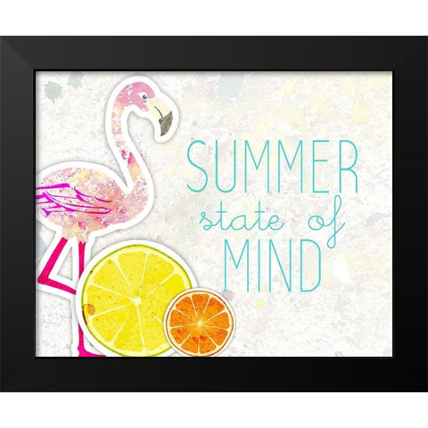 Summer State of Mind Black Modern Wood Framed Art Print by Kimberly, Allen