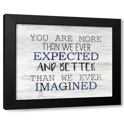 Ever Imagined Black Modern Wood Framed Art Print with Double Matting by Kimberly, Allen