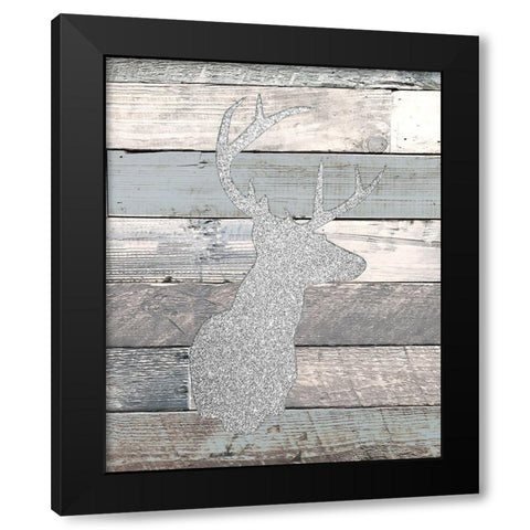 Silhouette Black Modern Wood Framed Art Print by Kimberly, Allen