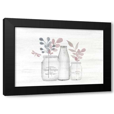 Wildflower Hope 1 Black Modern Wood Framed Art Print by Kimberly, Allen