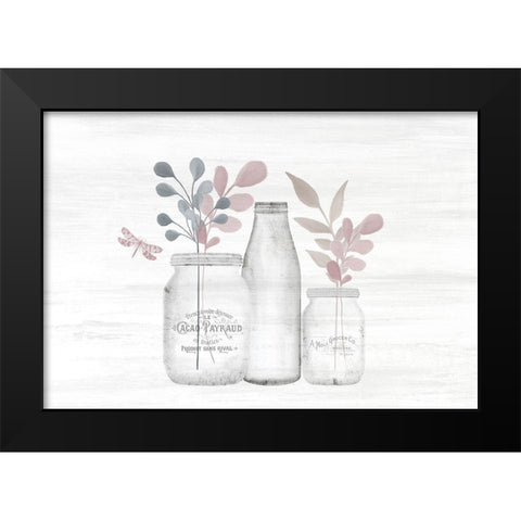 Wildflower Hope 1 Black Modern Wood Framed Art Print by Kimberly, Allen