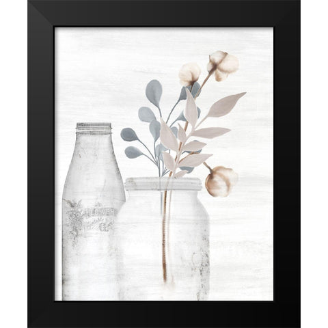 Wildflower Hope 3 Black Modern Wood Framed Art Print by Kimberly, Allen