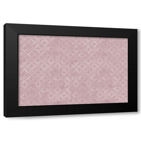 Wildflower Hope Pattern Black Modern Wood Framed Art Print by Kimberly, Allen