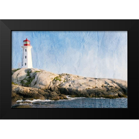 Lookout Black Modern Wood Framed Art Print by Kimberly, Allen