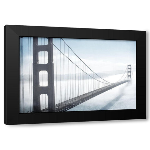 Into the Mist Black Modern Wood Framed Art Print by Kimberly, Allen