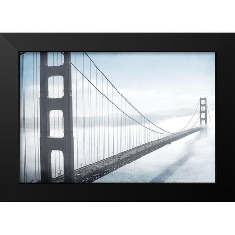 Into the Mist Black Modern Wood Framed Art Print by Kimberly, Allen