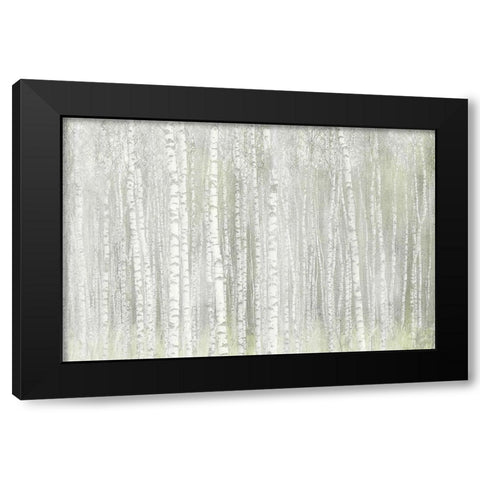 Into the Birches Black Modern Wood Framed Art Print by Kimberly, Allen