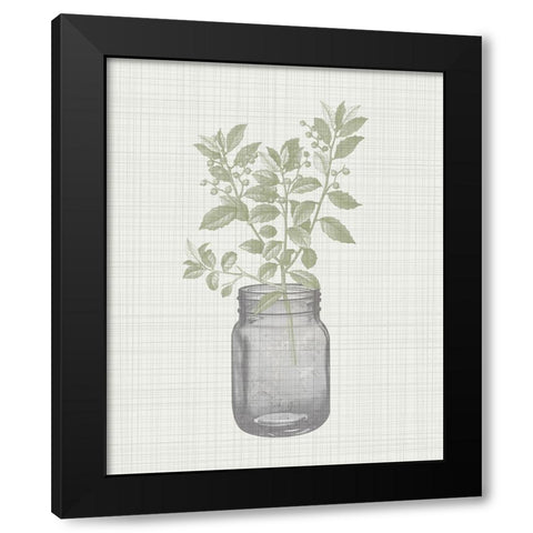 In the Jar 2 Black Modern Wood Framed Art Print with Double Matting by Kimberly, Allen