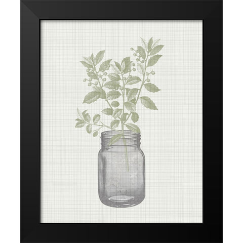 In the Jar 2 Black Modern Wood Framed Art Print by Kimberly, Allen