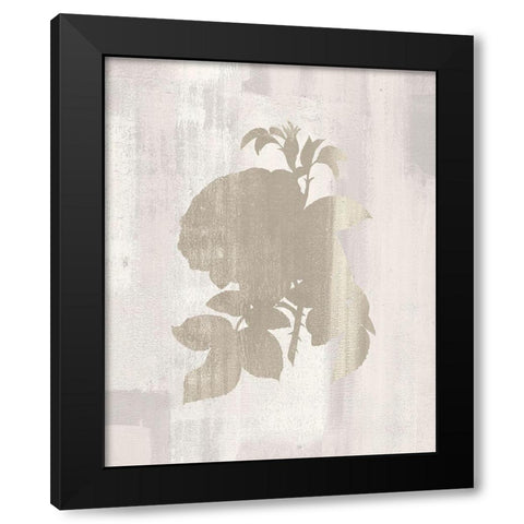 Silhouette 2 Black Modern Wood Framed Art Print with Double Matting by Kimberly, Allen