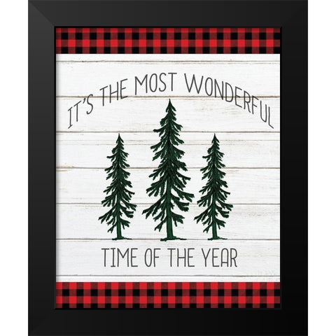 Wonderful Time 2 Black Modern Wood Framed Art Print by Kimberly, Allen