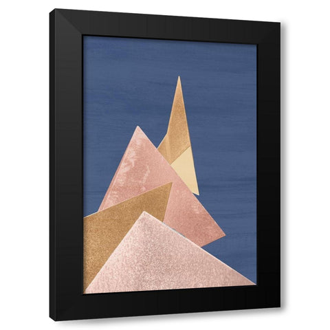Desert Sculpture Black Modern Wood Framed Art Print by Kimberly, Allen