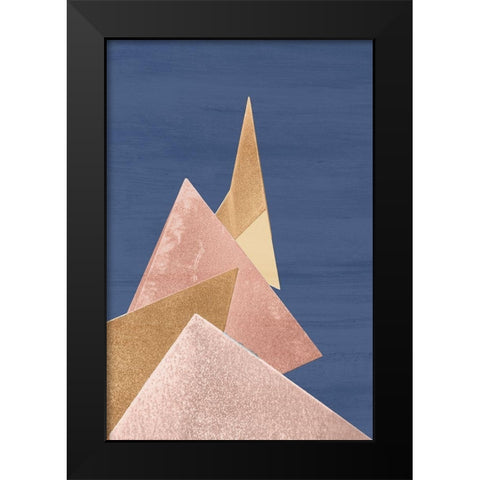 Desert Sculpture Black Modern Wood Framed Art Print by Kimberly, Allen