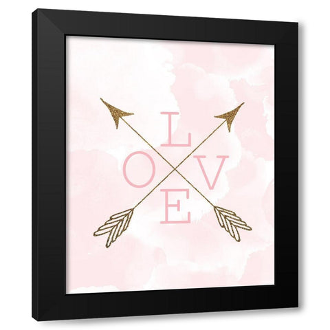 Forever 1 Black Modern Wood Framed Art Print by Kimberly, Allen