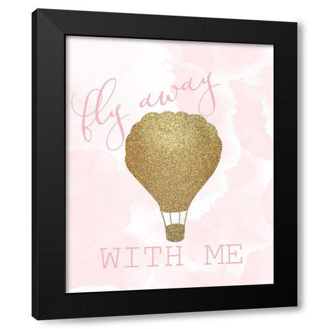 Forever 3 Black Modern Wood Framed Art Print by Kimberly, Allen