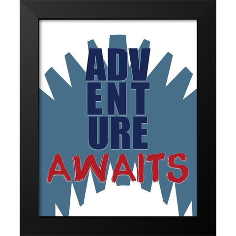 Wild One 6 Black Modern Wood Framed Art Print by Kimberly, Allen