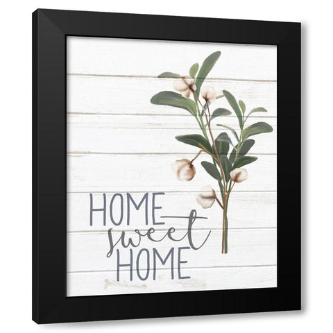 Homebody 1 Black Modern Wood Framed Art Print by Kimberly, Allen