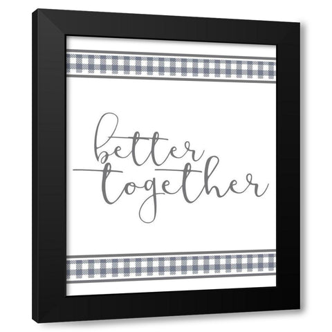 Homebody 2 Black Modern Wood Framed Art Print by Kimberly, Allen