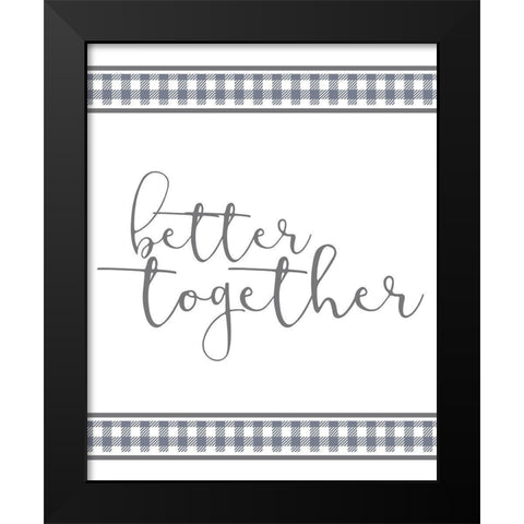 Homebody 2 Black Modern Wood Framed Art Print by Kimberly, Allen