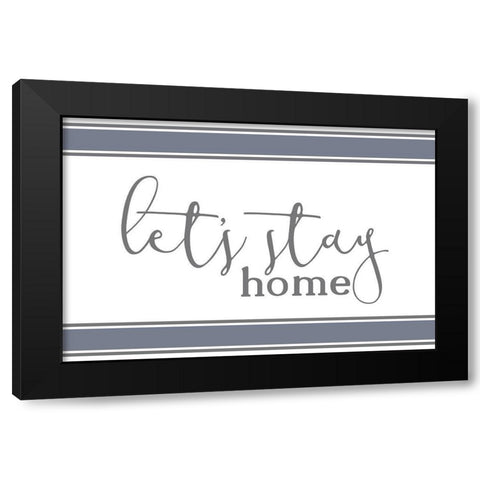 Homebody 7 Black Modern Wood Framed Art Print with Double Matting by Kimberly, Allen