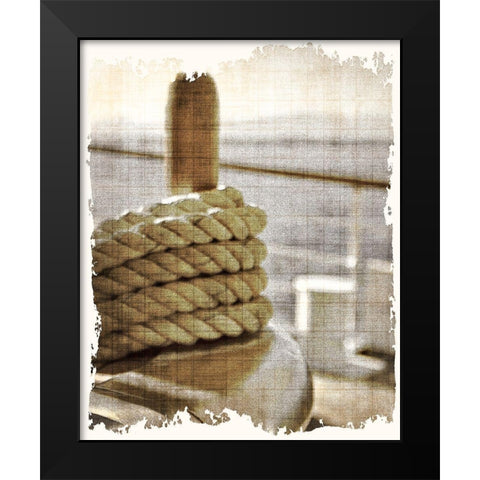 Learning the Ropes 2 Black Modern Wood Framed Art Print by Kimberly, Allen