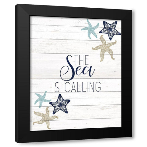 The Sea 3 Black Modern Wood Framed Art Print by Kimberly, Allen