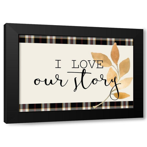 Colors of Fall 2 Black Modern Wood Framed Art Print with Double Matting by Kimberly, Allen