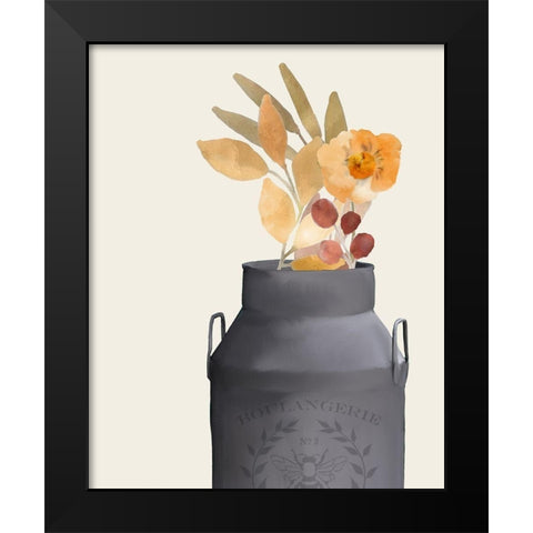 Colors of Fall 4 Black Modern Wood Framed Art Print by Kimberly, Allen