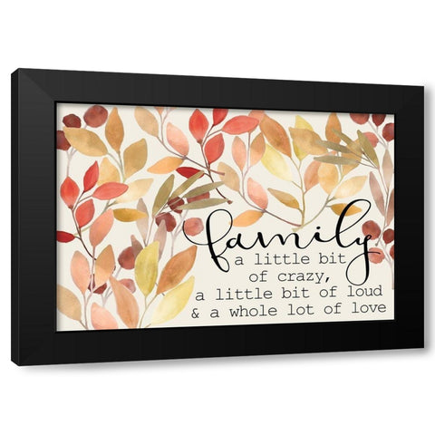 Colors of Fall 7 Black Modern Wood Framed Art Print with Double Matting by Kimberly, Allen