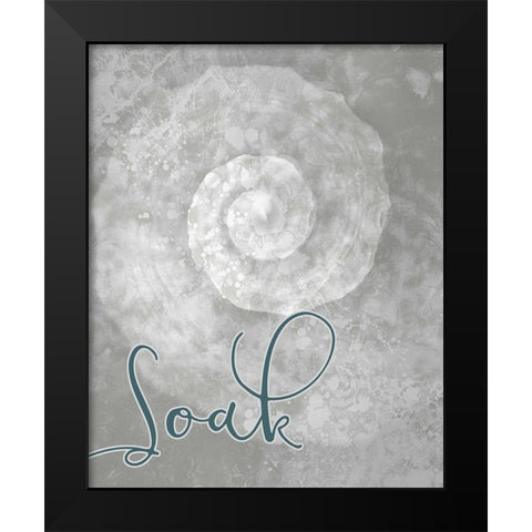Soak Black Modern Wood Framed Art Print by Kimberly, Allen