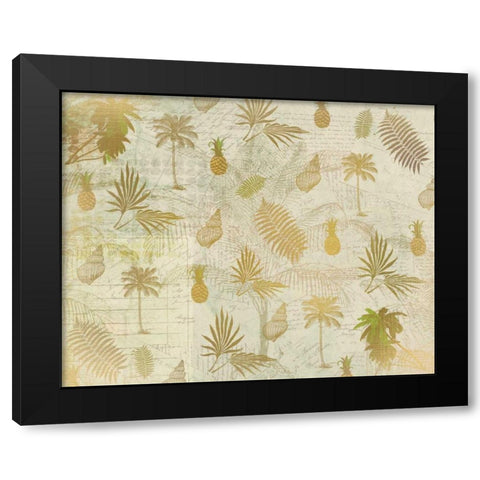 In the Tropics Black Modern Wood Framed Art Print with Double Matting by Allen, Kimberly